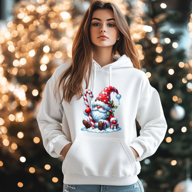 Sudadera Christmas Gnome with Candy and Gift Box (Subido por el creador)