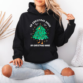 Sudadera Christmas Goose Dressed as Christmas Tree