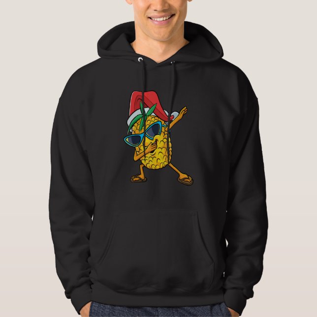 Sudadera Christmas in July Dabbing Pineapple Fruit Dab Danc (Anverso)