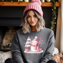Sudadera Christmas Joy to the World Woman's Sweatshirt