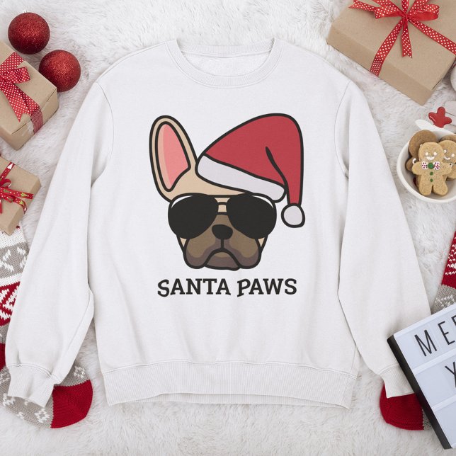 Sudadera Christmas Light Fawn French Bulldog Sweatshirt (Subido por el creador)