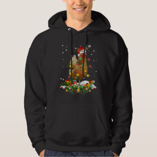 Sudadera Christmas Lights Chicken Santa  