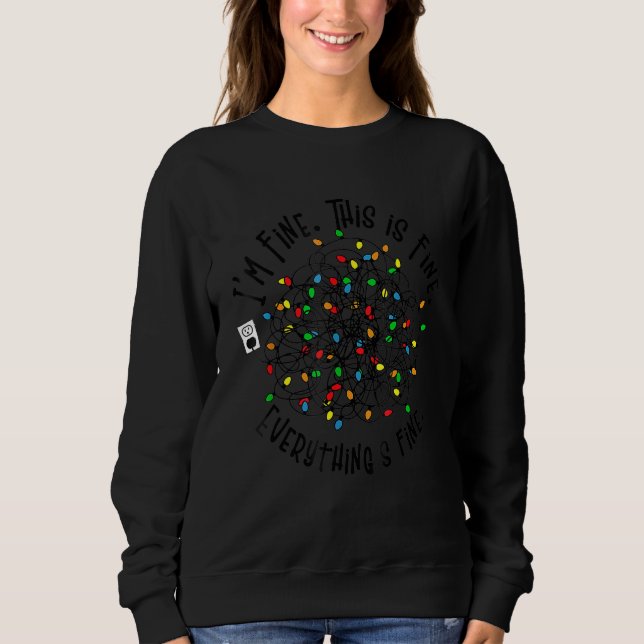 Sudadera Christmas Lights Matching Couple 1 (Anverso)