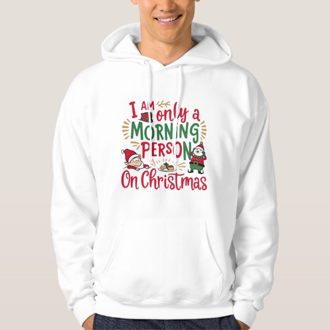 Sudadera Christmas Morning Enthusiast Hoodie (Anverso)