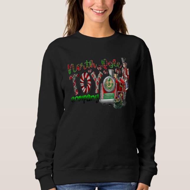 Sudadera Christmas North Pole Happy Winter Holiday Merry Ch (Anverso)