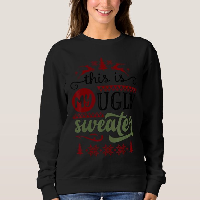 Sudadera Christmas Quote Saying Cute Kids Girls Boys Women  (Anverso)