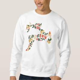 Sudadera Christmas Reindeer Collage Hoodie – Festive Holida