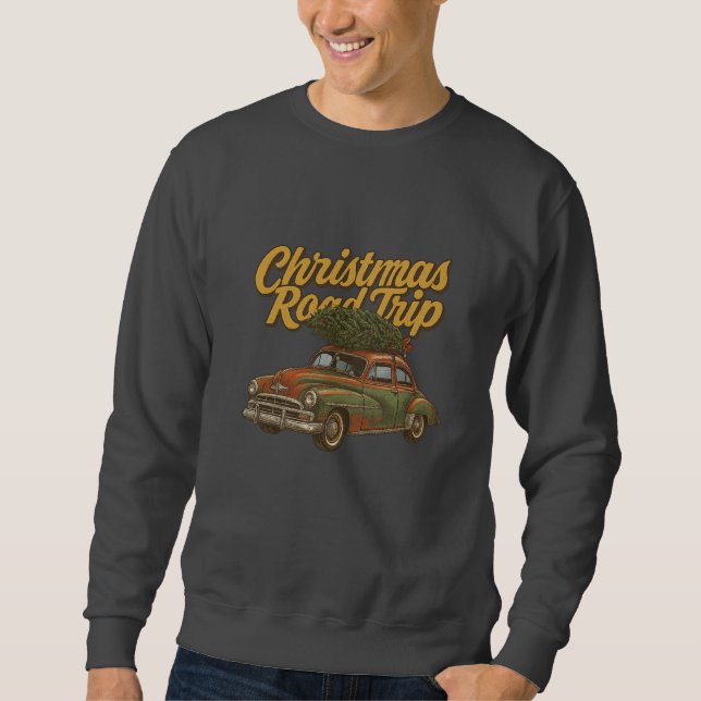 Sudadera Christmas Road Trip (Anverso)