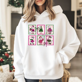 Sudadera Christmas Silly Goose Vintage Stamps