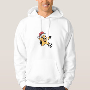 Sudadera Christmas star playing soccer