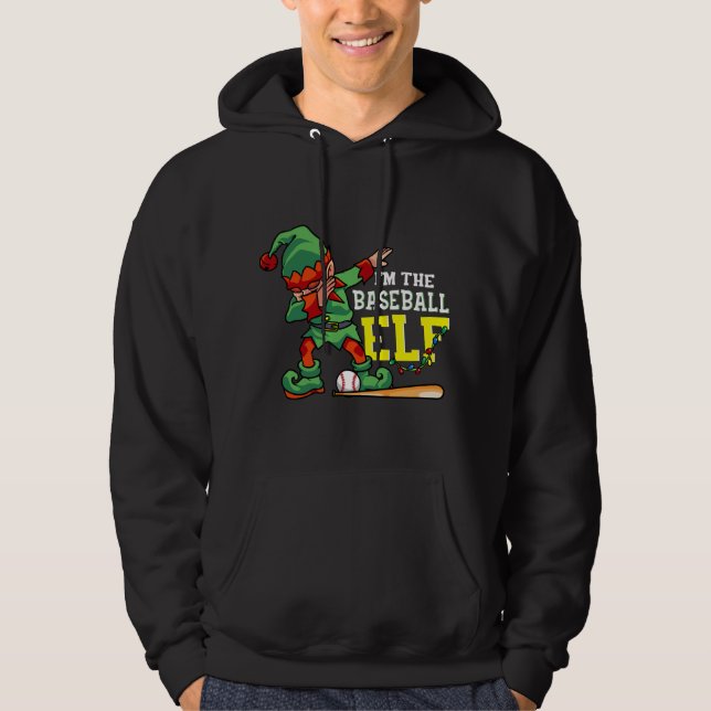 Sudadera Christmas tree funny baseball elf apparel (Anverso)