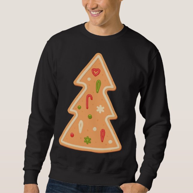 Sudadera Christmas Tree Gingerbread cake Xmas (Anverso)