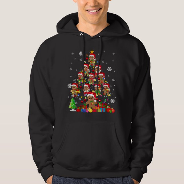 Sudadera Christmas Tree Gingerbread Christmas Santa Gingerb (Anverso)