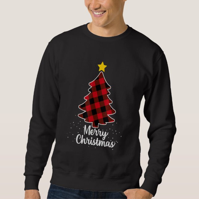 Sudadera Christmas Tree Santa Fun Celebration  Family (Anverso)