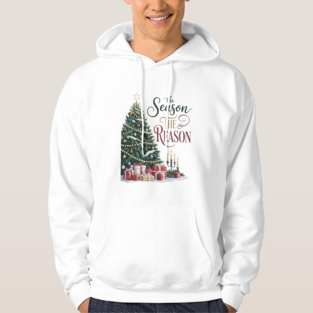 Sudadera Christmas Tree The Season The Reason (Anverso)