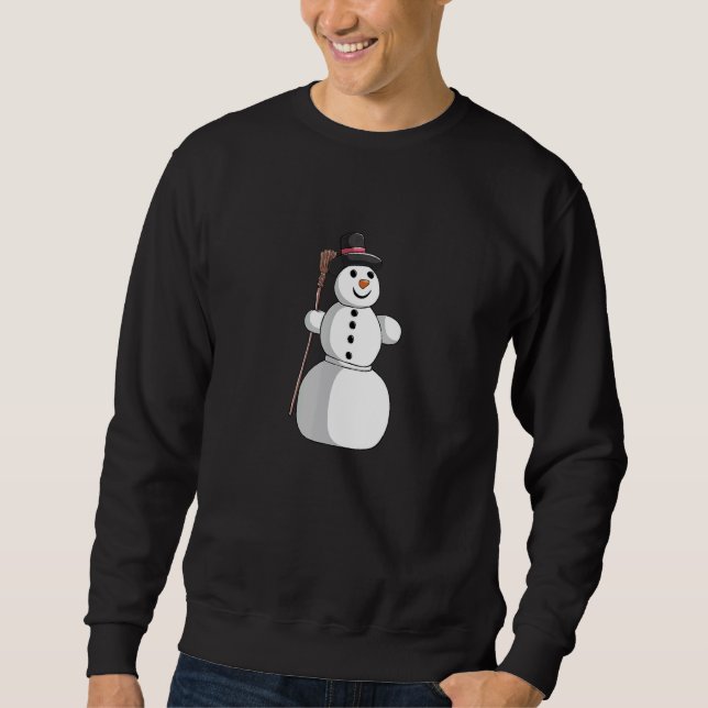 Sudadera Christmas winter Christmas Xmas cute snowman 1 (Anverso)