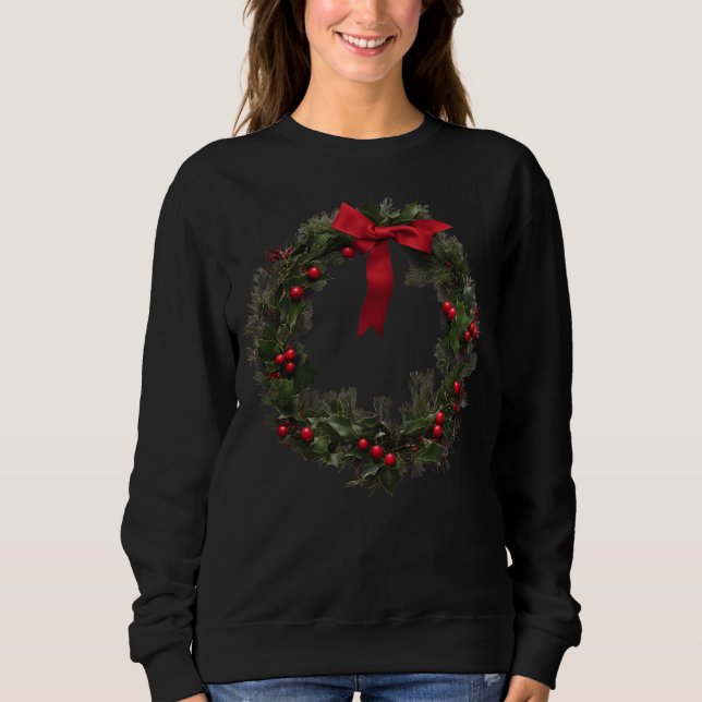 SUDADERA CHRISTMAS WREATH (Anverso)