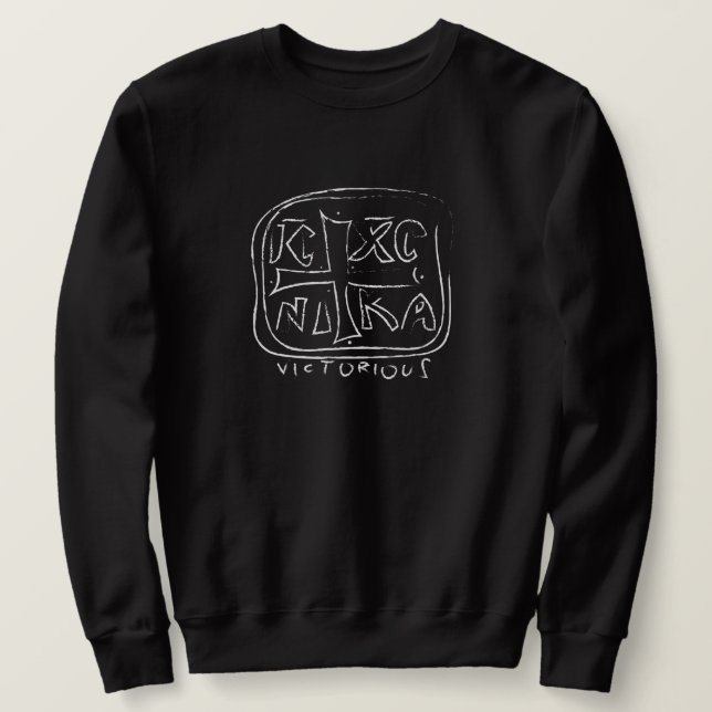 Sudadera Christogram ICHC NIKA (Anverso del diseño)
