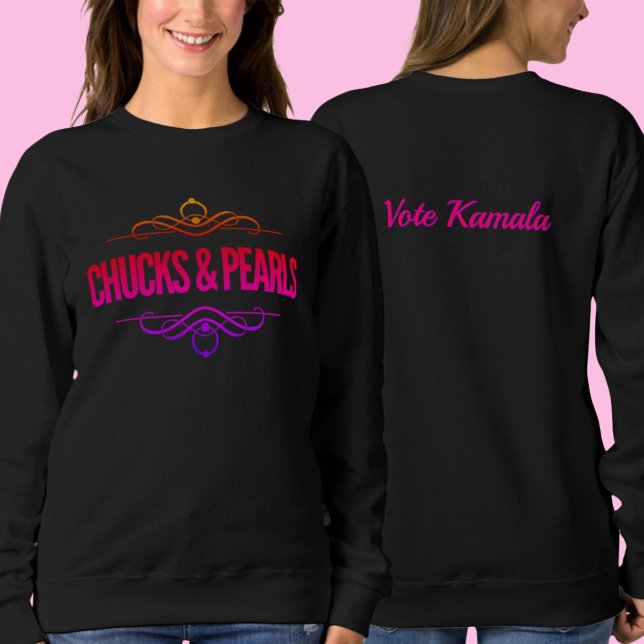 Sudadera Chucks & Pearls Vote Kamala (Subido por el creador)