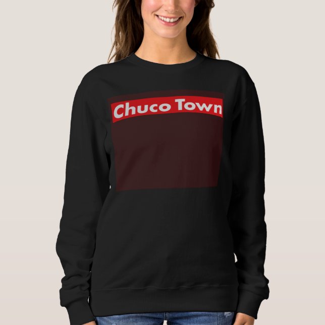 Sudadera CHUCO TOWN El Paso TX Minimal (Anverso)