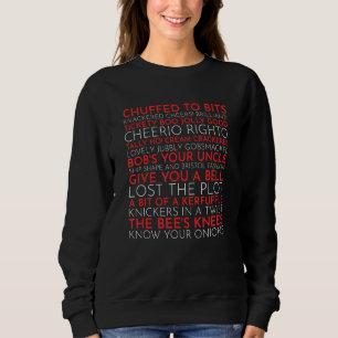 Sudadera Chuffed inspirado en la jerga británica relacionad