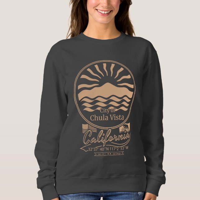 SUDADERA CHULA VISTA SAN DIEGO CALIFORNIA (Anverso)