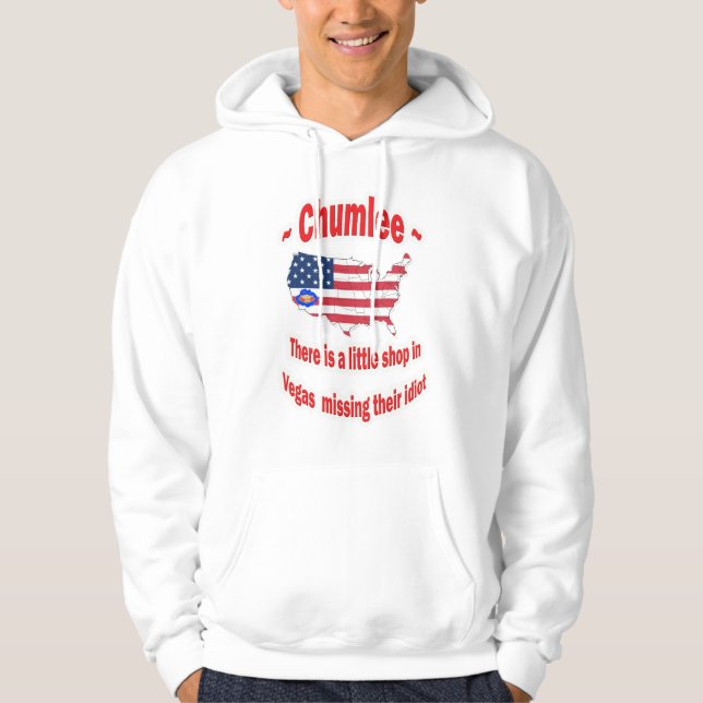 Sudadera Chumlee-Vegas-Tienda, muestra de Las Vegas (Anverso)