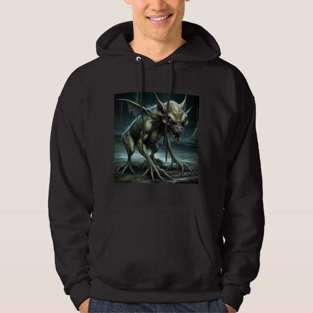 Sudadera Chupacabra - Monstruos criptográficos o animales (Anverso)