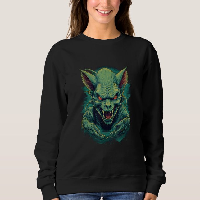 Sudadera Chupacabra The Goat Sucker by Haunted Horror Hallo (Anverso)