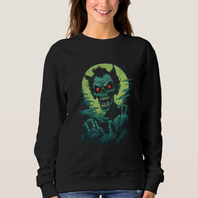 Sudadera Chupacabra The Goat Sucker by Haunted Horror Hallo (Anverso)