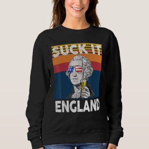 Sudadera Chúpate Esa Inglaterra 4 De Julio George Washingt