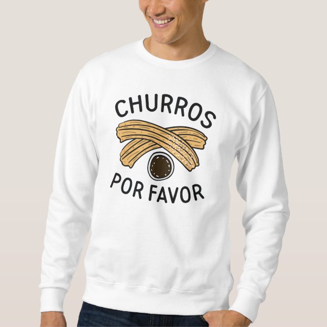 Sudadera Churros por favor (Anverso)