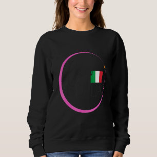 Sudadera Ciao Bella Cita Italiana Y Bandera De Italia
