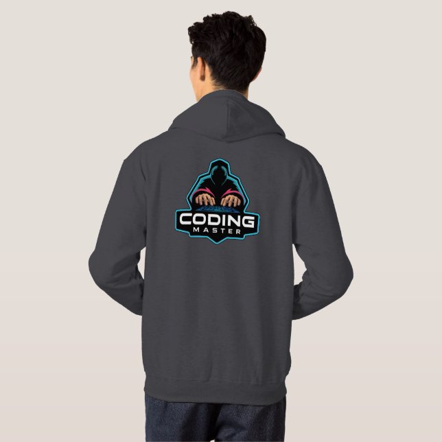 Sudadera Ciber-Coding Guru: Regalos tecnológicos (Reverso completo)
