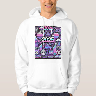 Sudadera Ciber Dream 2025 - Futurista caoba estética