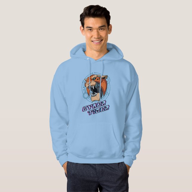 Sudadera Ciber tigre | Hombres (Anverso completo)