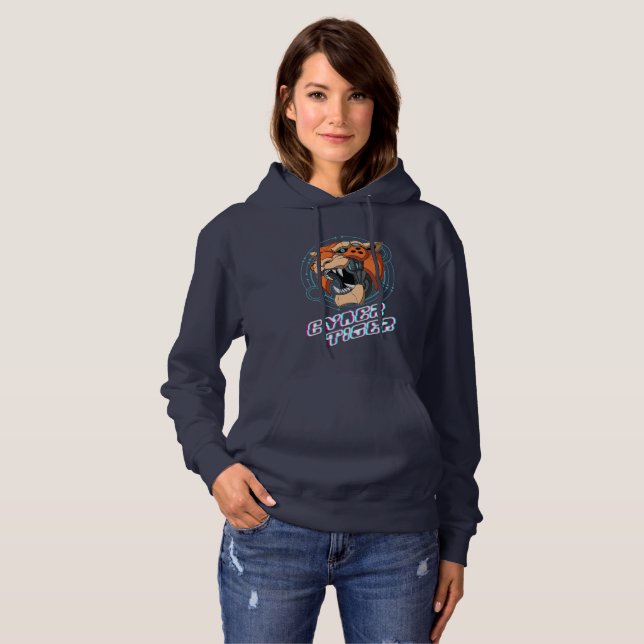 Sudadera Ciber tigre | Mujeres (Anverso completo)