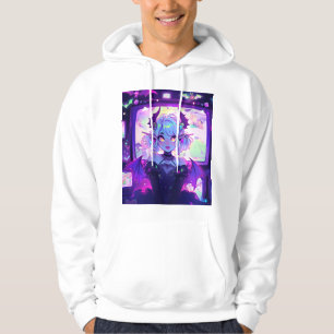 Sudadera Ciberpunk gótico Demon Fantasy Anime Chica