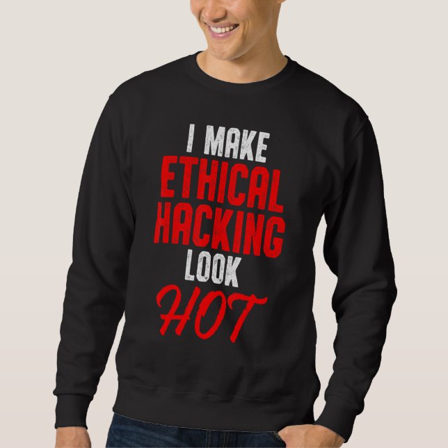 Sudadera Ciberseguridad ética del hacker It Pen Tester 24 (Anverso)
