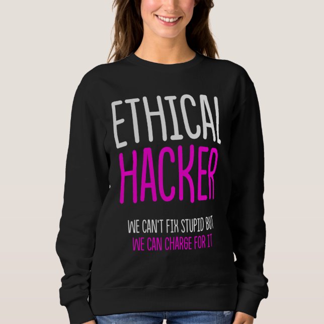Sudadera Ciberseguridad ética del hacker It Pen Tester 3 (Anverso)