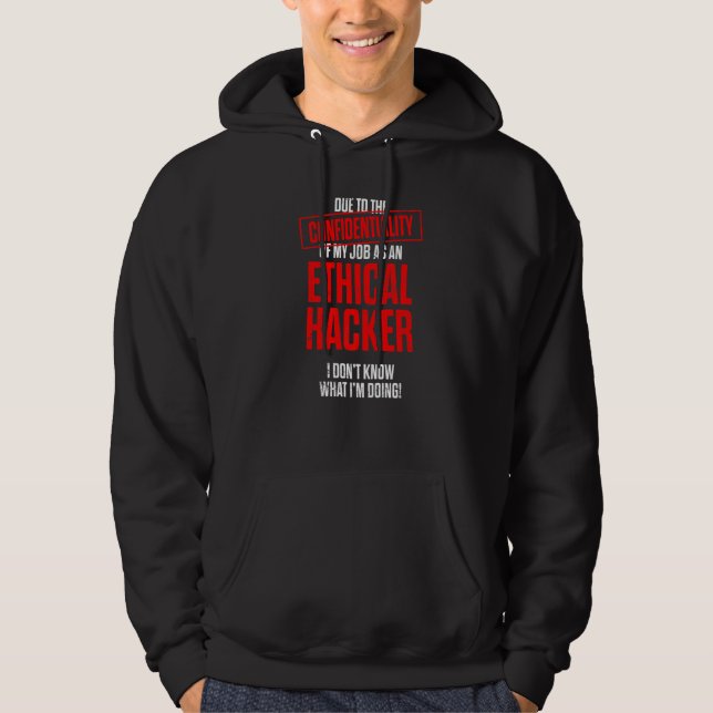 Sudadera Ciberseguridad ética del hacker It Pen Tester 7 (Anverso)