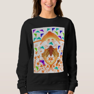 Sudadera Cicada Floral Enjambre Naturaleza de los insectos