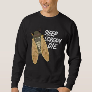 Sudadera Cicada Gripe de Sueño Grito Mortal Entomólogo Natu
