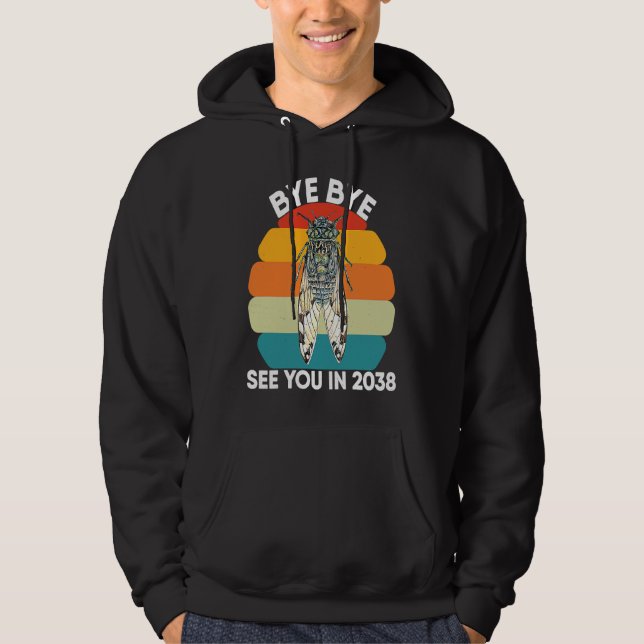 Sudadera Cicada Insect Adults Design Bye Bye See You In 203 (Anverso)