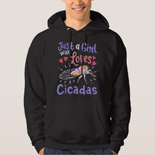 Sudadera Cicada inspira sólo a un Chica que ama las cigarra