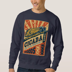 Sudadera Cicada Invasion 2024 Letra Press