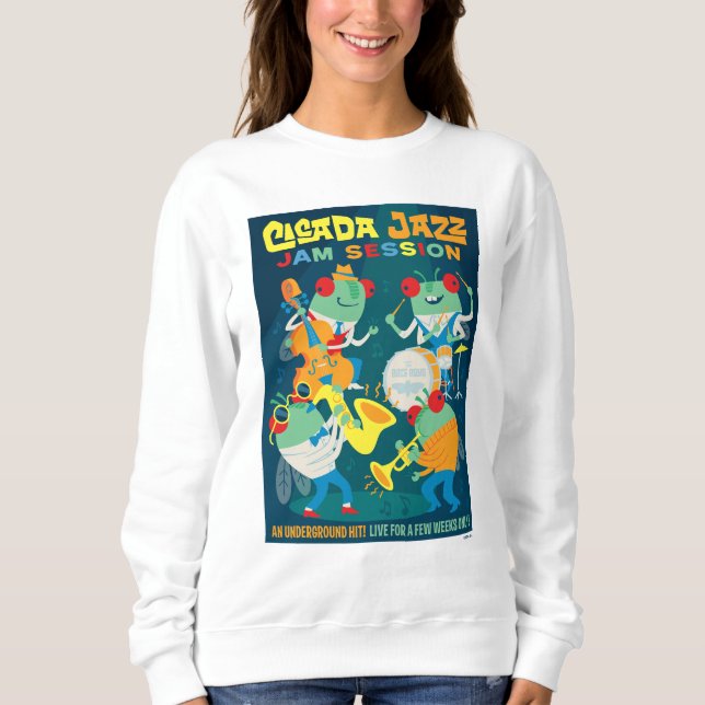 Sudadera Cicada Jazz Jam Session (Anverso)