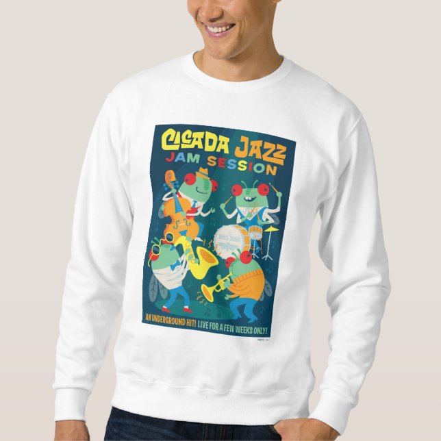 Sudadera Cicada Jazz Jam Session (Anverso)