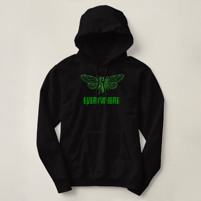 Sudadera Cicada por todas partes (Diseño del anverso)