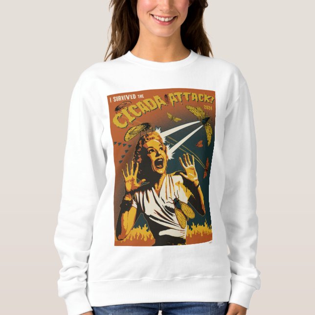Sudadera Cicada Screaming Lady 2024 (Anverso)